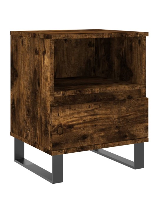 Noční stolky 2 ks kouřový dub 40 x 35 x 50 cm kompozitní dřevo