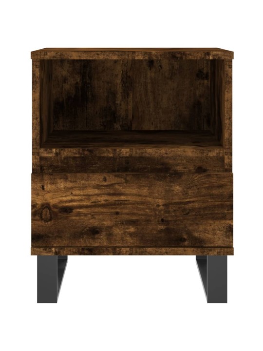 Noční stolky 2 ks kouřový dub 40 x 35 x 50 cm kompozitní dřevo