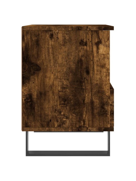 Noční stolky 2 ks kouřový dub 40 x 35 x 50 cm kompozitní dřevo