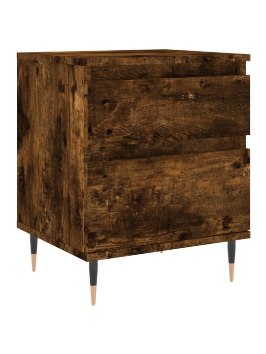 Noční stolky 2 ks kouřový dub 40 x 35 x 50 cm kompozitní dřevo