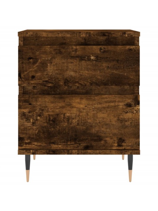 Noční stolky 2 ks kouřový dub 40 x 35 x 50 cm kompozitní dřevo