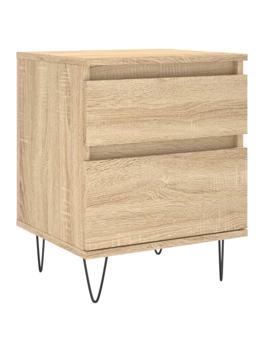 Noční stolky 2 ks dub sonoma 40 x 35 x 50 cm kompozitní dřevo