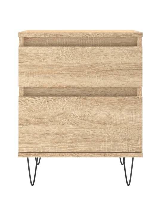 Noční stolky 2 ks dub sonoma 40 x 35 x 50 cm kompozitní dřevo