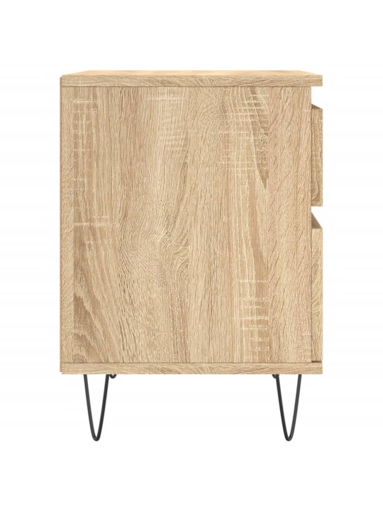 Noční stolky 2 ks dub sonoma 40 x 35 x 50 cm kompozitní dřevo