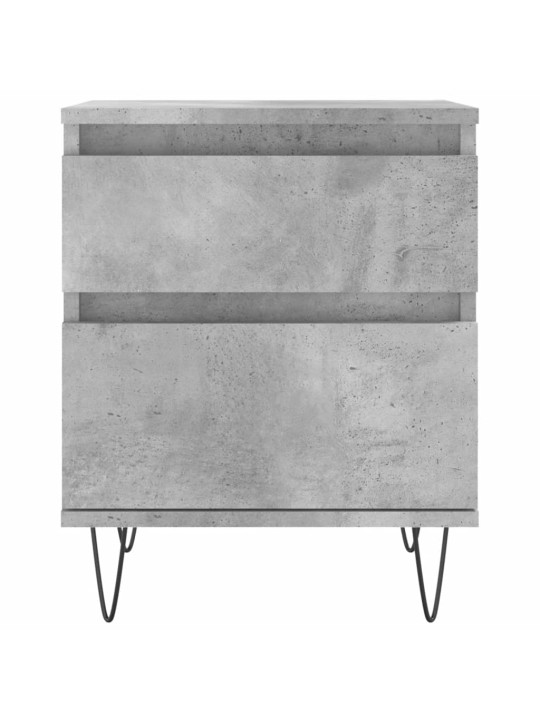 Noční stolky 2 ks betonově šedé 40x35x50 cm kompozitní dřevo