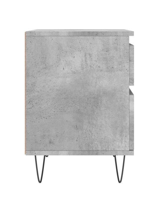 Noční stolky 2 ks betonově šedé 40x35x50 cm kompozitní dřevo