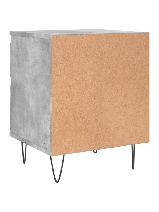 Noční stolky 2 ks betonově šedé 40x35x50 cm kompozitní dřevo