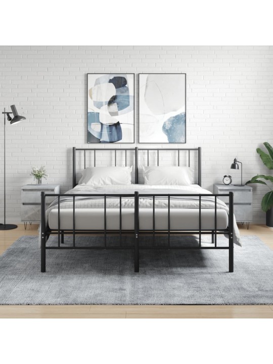 Noční stolky 2 ks betonově šedé 40x35x50 cm kompozitní dřevo