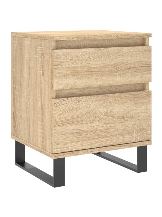 Noční stolky 2 ks dub sonoma 40 x 35 x 50 cm kompozitní dřevo