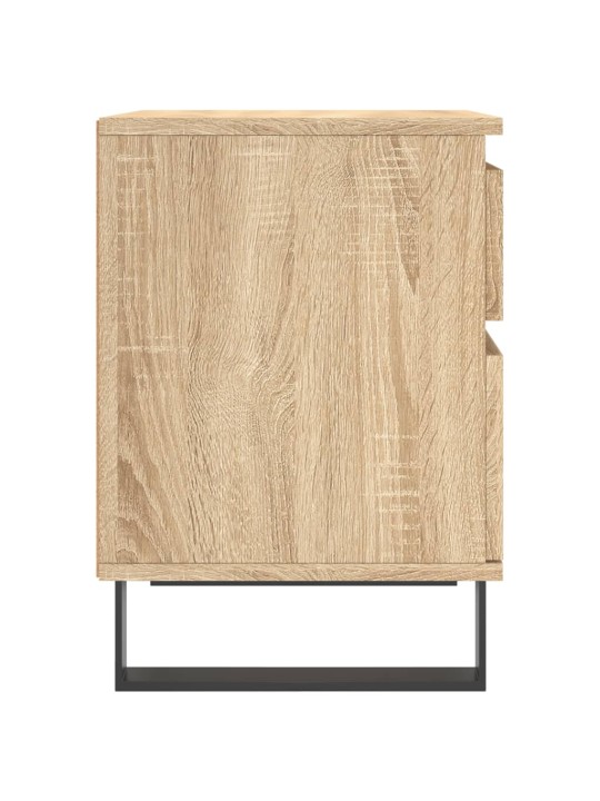 Noční stolky 2 ks dub sonoma 40 x 35 x 50 cm kompozitní dřevo