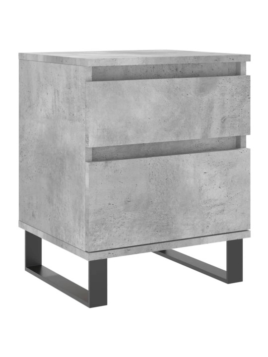 Noční stolky 2 ks betonově šedé 40x35x50 cm kompozitní dřevo