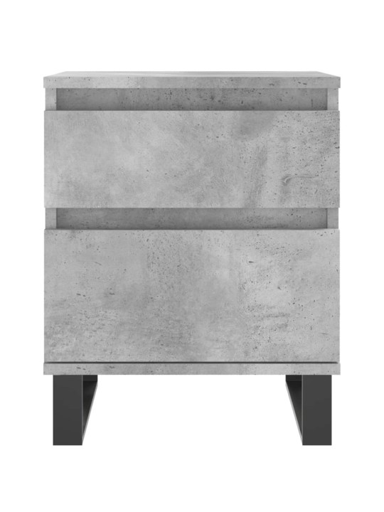 Noční stolky 2 ks betonově šedé 40x35x50 cm kompozitní dřevo