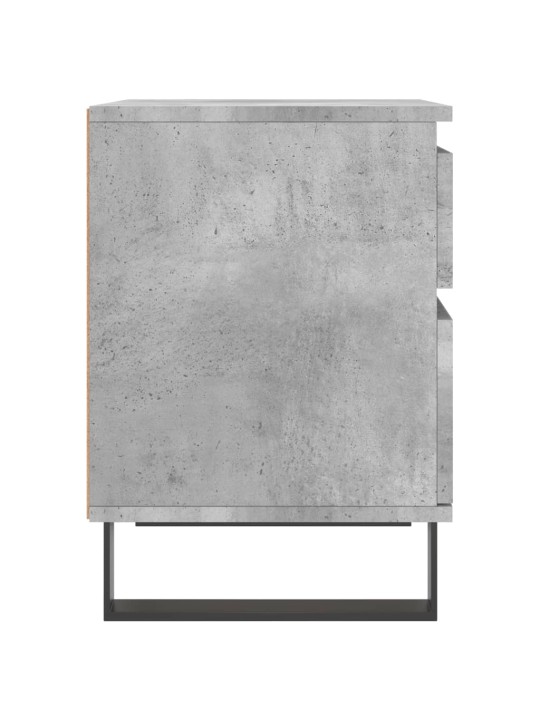 Noční stolky 2 ks betonově šedé 40x35x50 cm kompozitní dřevo