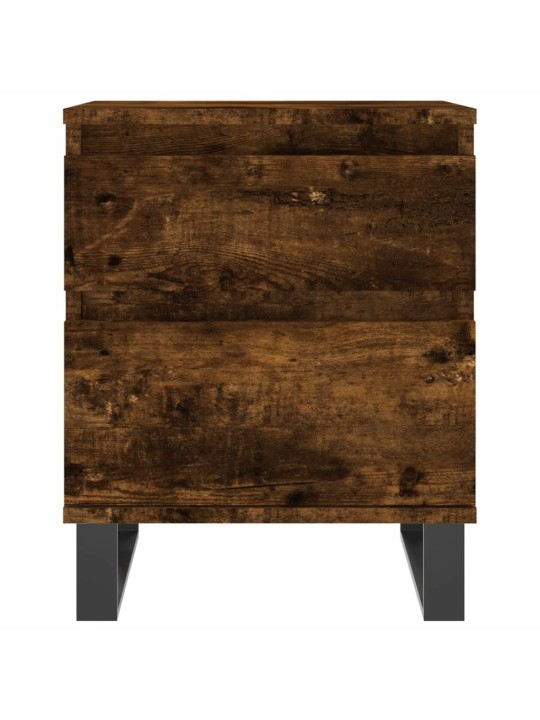 Noční stolky 2 ks kouřový dub 40 x 35 x 50 cm kompozitní dřevo