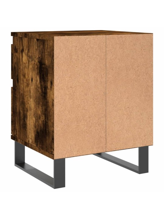 Noční stolky 2 ks kouřový dub 40 x 35 x 50 cm kompozitní dřevo