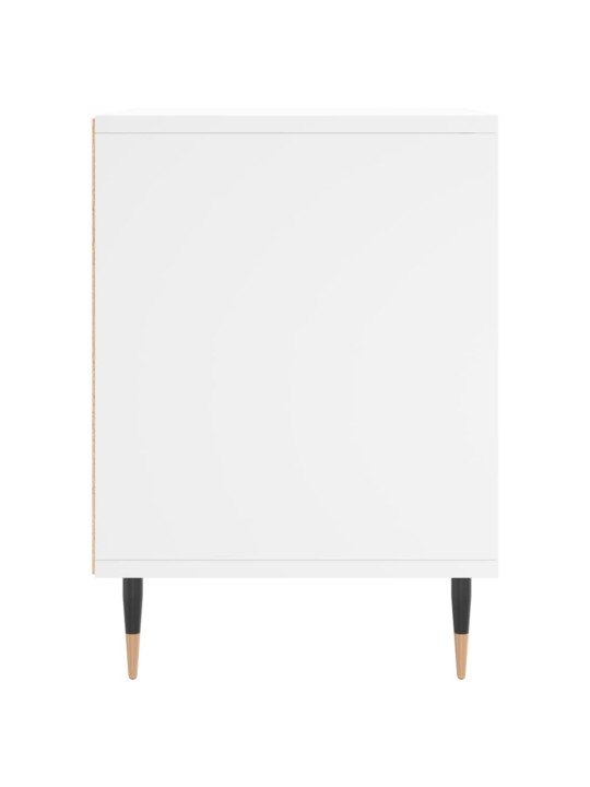 Noční stolek bílá 40x35x50 cm kompozitní dřevo