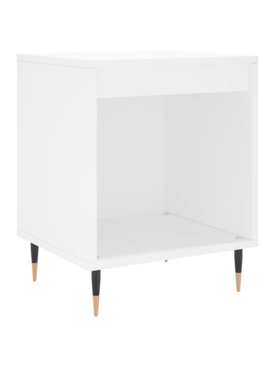 Noční stolky 2 ks bílé 40 x 35 x 50 cm kompozitní dřevo