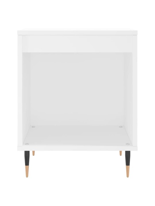 Noční stolky 2 ks bílé 40 x 35 x 50 cm kompozitní dřevo