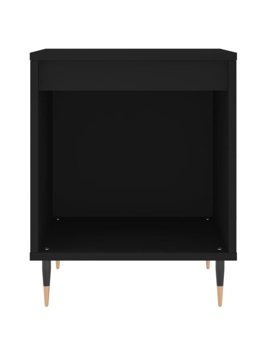 Noční stolky 2 ks černé 40 x 35 x 50 cm kompozitní dřevo