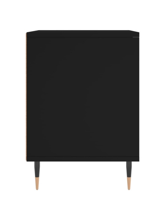 Noční stolky 2 ks černé 40 x 35 x 50 cm kompozitní dřevo