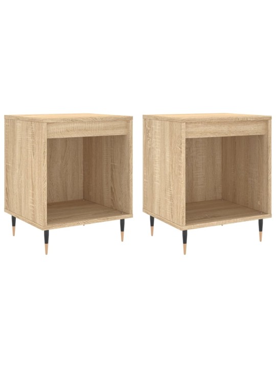 Noční stolky 2 ks dub sonoma 40 x 35 x 50 cm kompozitní dřevo