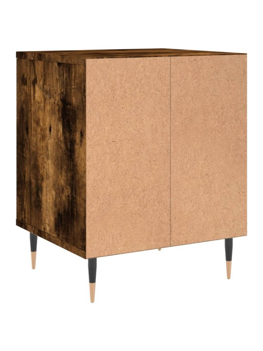 Noční stolky 2 ks kouřový dub 40 x 35 x 50 cm kompozitní dřevo
