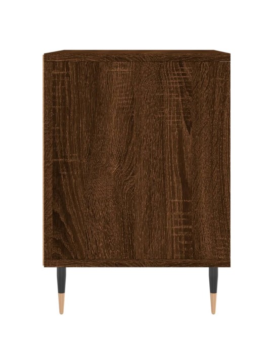 Noční stolky 2 ks hnědý dub 40 x 35 x 50 cm kompozitní dřevo