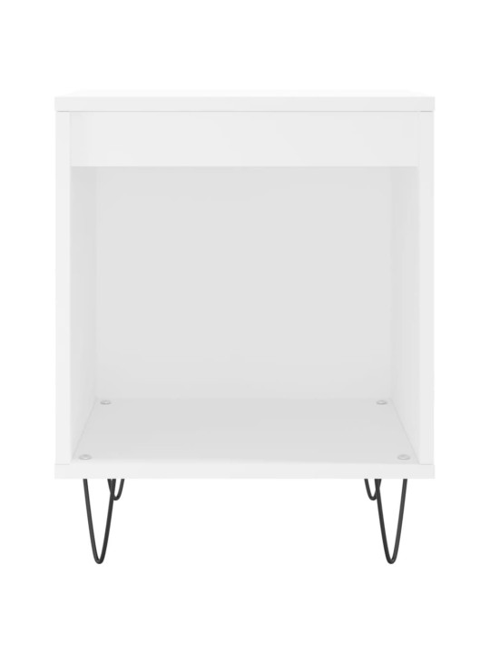 Noční stolky 2 ks bílé 40 x 35 x 50 cm kompozitní dřevo