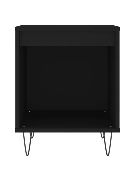 Noční stolky 2 ks černé 40 x 35 x 50 cm kompozitní dřevo