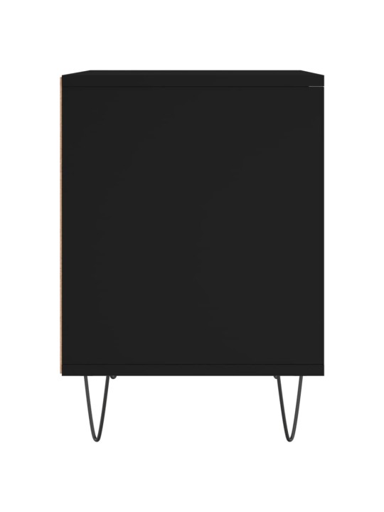 Noční stolky 2 ks černé 40 x 35 x 50 cm kompozitní dřevo