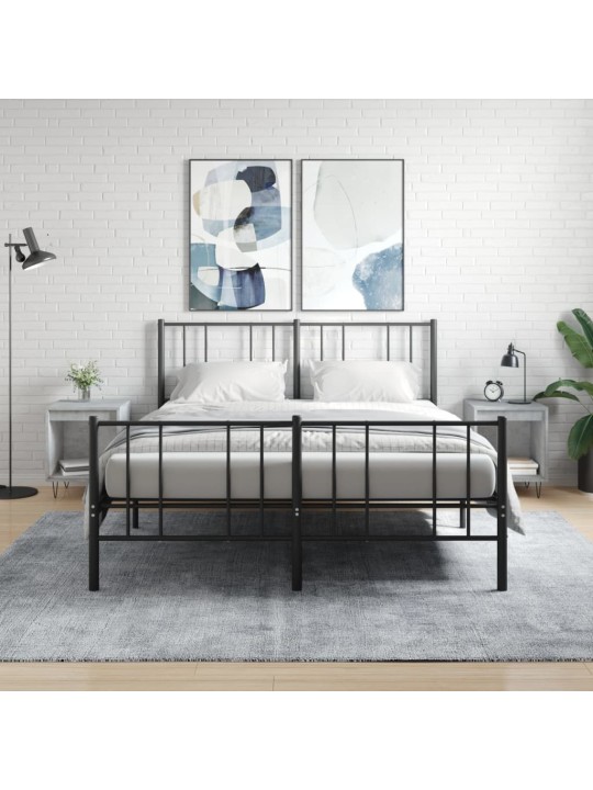 Noční stolky 2 ks betonově šedé 40x35x50 cm kompozitní dřevo