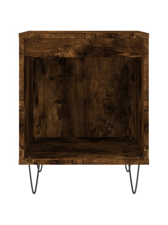 Noční stolky 2 ks kouřový dub 40 x 35 x 50 cm kompozitní dřevo