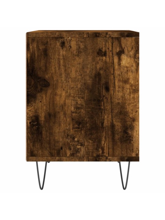 Noční stolky 2 ks kouřový dub 40 x 35 x 50 cm kompozitní dřevo