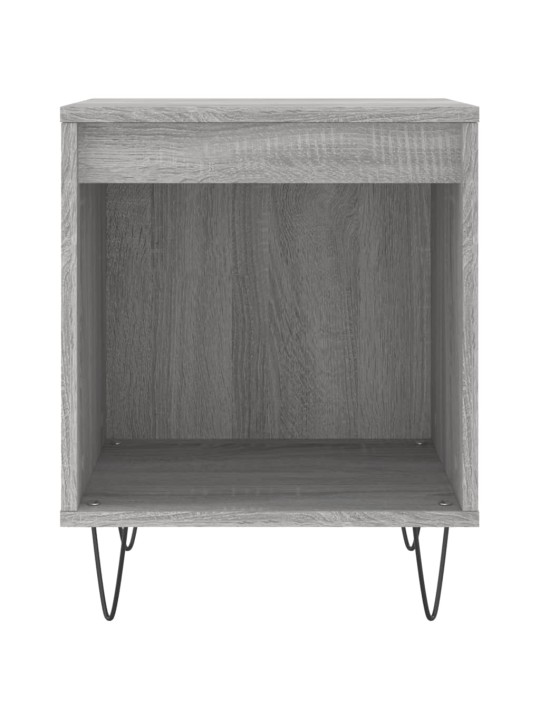 Noční stolky 2 ks šedé sonoma 40 x 35 x 50 cm kompozitní dřevo
