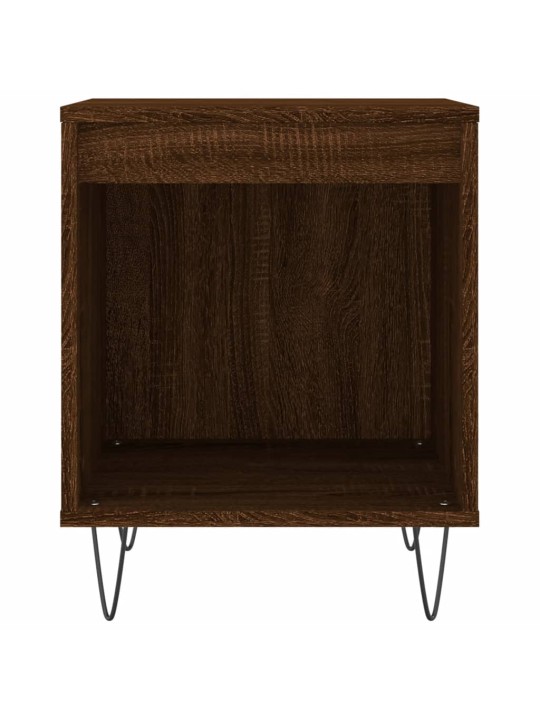 Noční stolky 2 ks hnědý dub 40 x 35 x 50 cm kompozitní dřevo