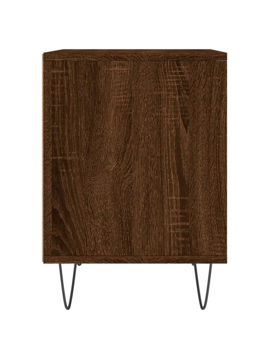 Noční stolky 2 ks hnědý dub 40 x 35 x 50 cm kompozitní dřevo