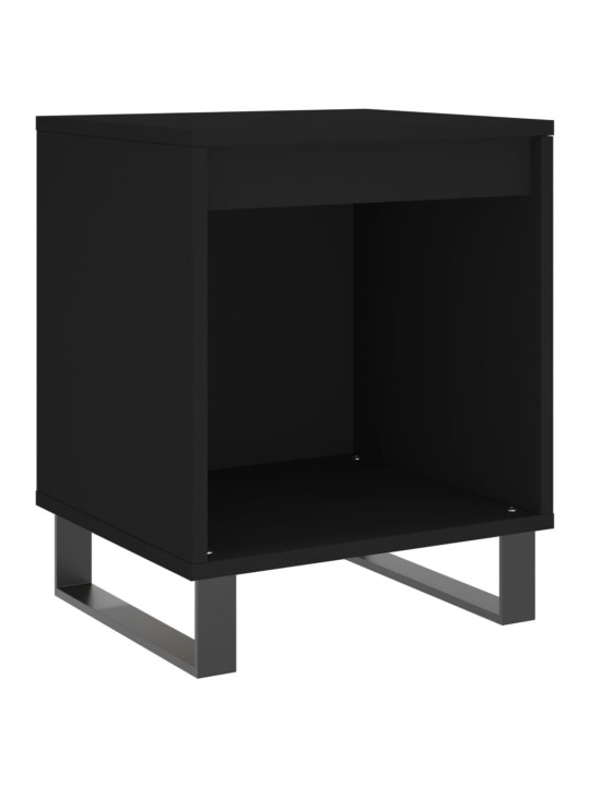 Noční stolky 2 ks černé 40 x 35 x 50 cm kompozitní dřevo