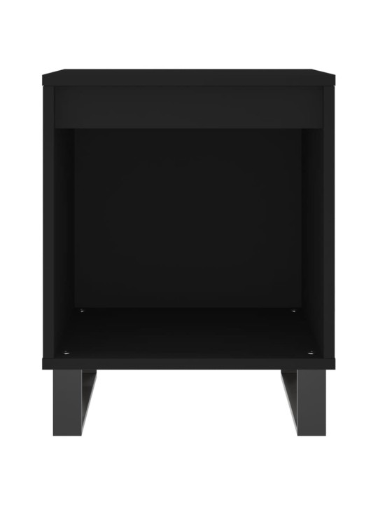 Noční stolky 2 ks černé 40 x 35 x 50 cm kompozitní dřevo
