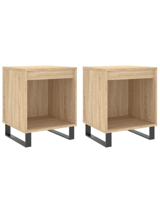 Noční stolky 2 ks dub sonoma 40 x 35 x 50 cm kompozitní dřevo