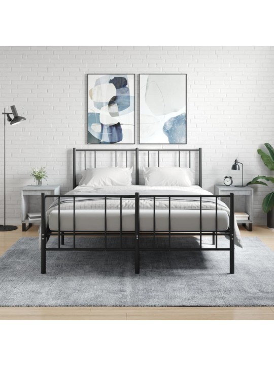 Noční stolky 2 ks betonově šedé 40x35x50 cm kompozitní dřevo
