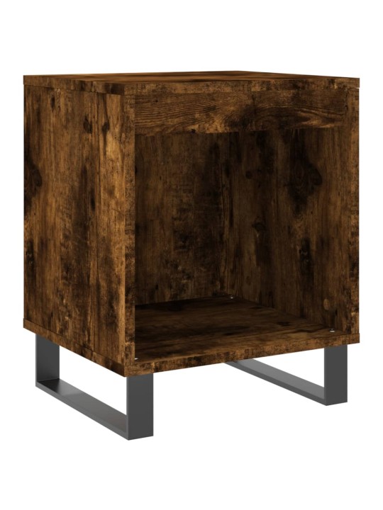 Noční stolky 2 ks kouřový dub 40 x 35 x 50 cm kompozitní dřevo