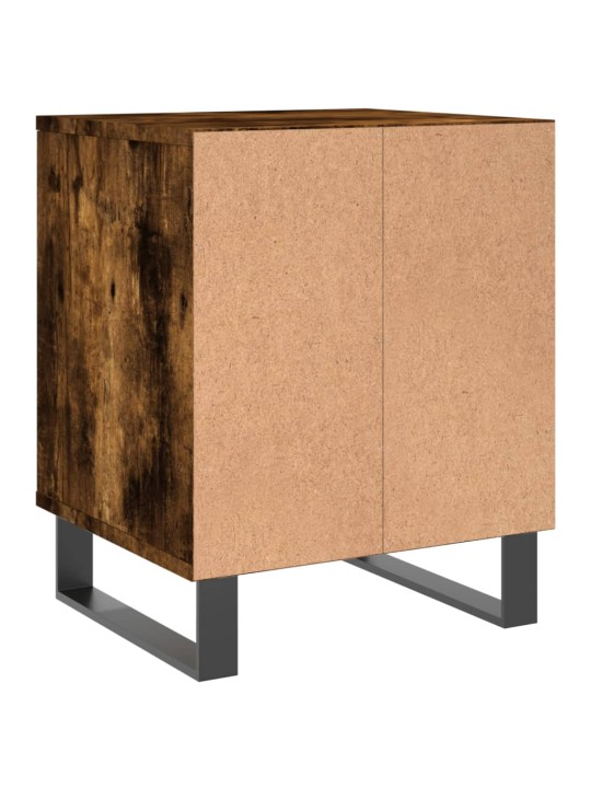 Noční stolky 2 ks kouřový dub 40 x 35 x 50 cm kompozitní dřevo