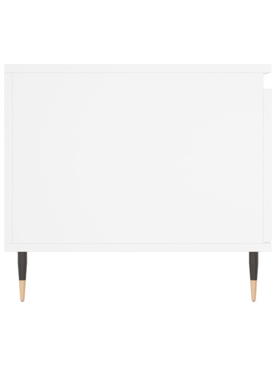 Konferenční stolek bílý 100 x 50 x 45 cm kompozitní dřevo