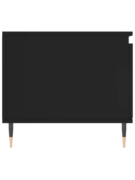 Konferenční stolek černý 100x50x45 cm kompozitní dřevo