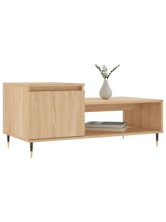 Konferenční stolek dub sonoma 100 x 50 x 45 cm kompozitní dřevo