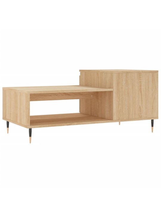 Konferenční stolek dub sonoma 100 x 50 x 45 cm kompozitní dřevo