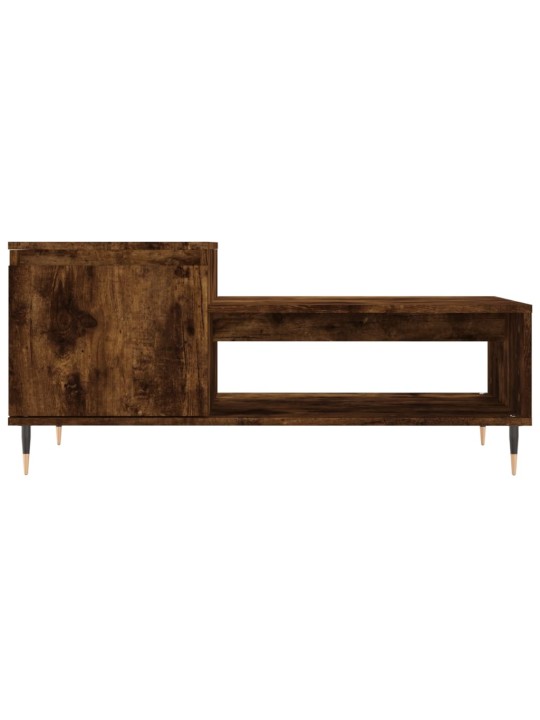 Konferenční stolek kouřový dub 100x50x45 cm kompozitní dřevo