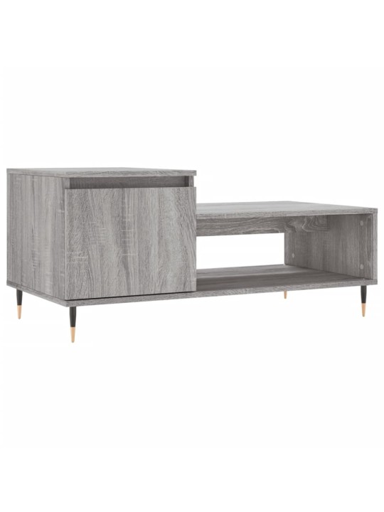 Konferenční stolek šedý sonoma 100x50x45 cm kompozitní dřevo