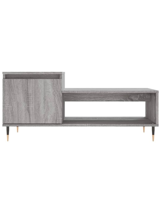 Konferenční stolek šedý sonoma 100x50x45 cm kompozitní dřevo