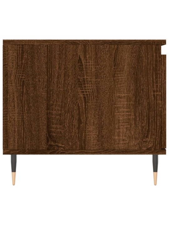 Konferenční stolek hnědý dub 100x50x45 cm kompozitní dřevo